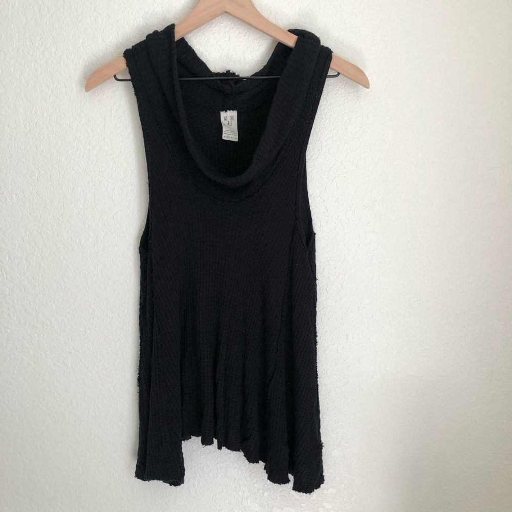 Free People Swing It Cowl Tank - Black
